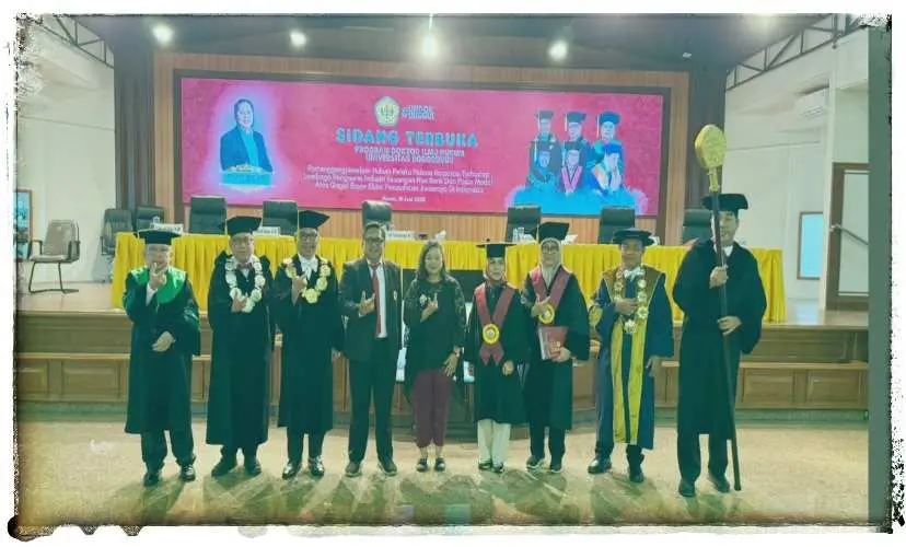 Edson Yudisthira Raih Gelar Doktor Cumlaude dari  Universitas Borobudur