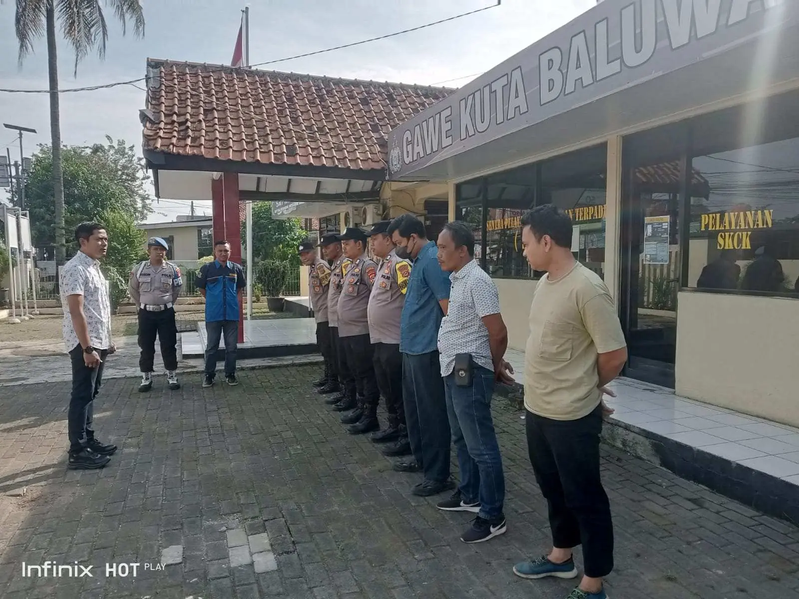 Polsek Rajeg Laksanakan Apel Pagi sebagai bentuk kesiap Siagaan