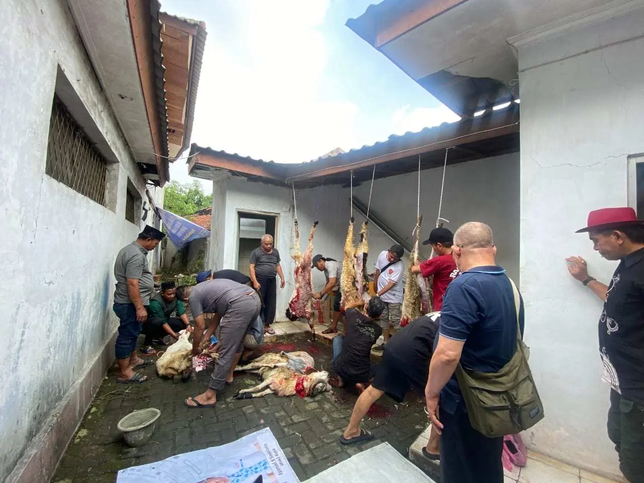 PWI Kota Tangerang Sembelih 6 Kambing Kurban pada Idul Adha 2025