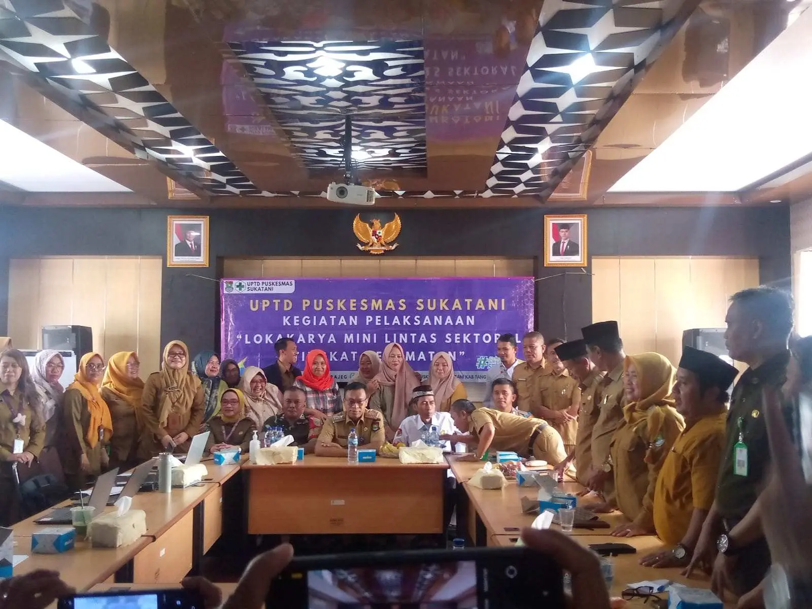 Camat Rajeg Resmi Membuka Kegiatan UPTD Puskesmas Rajeg dan Puskesmas Sukatani Tahun 2025