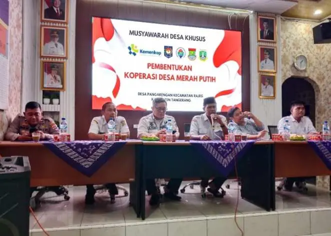 Pemerintah Desa Pangarengan Gelar Musdesus Sosialisasi Pembentukan Pengurus Koperasi Merah Putih Desa Pangarengan