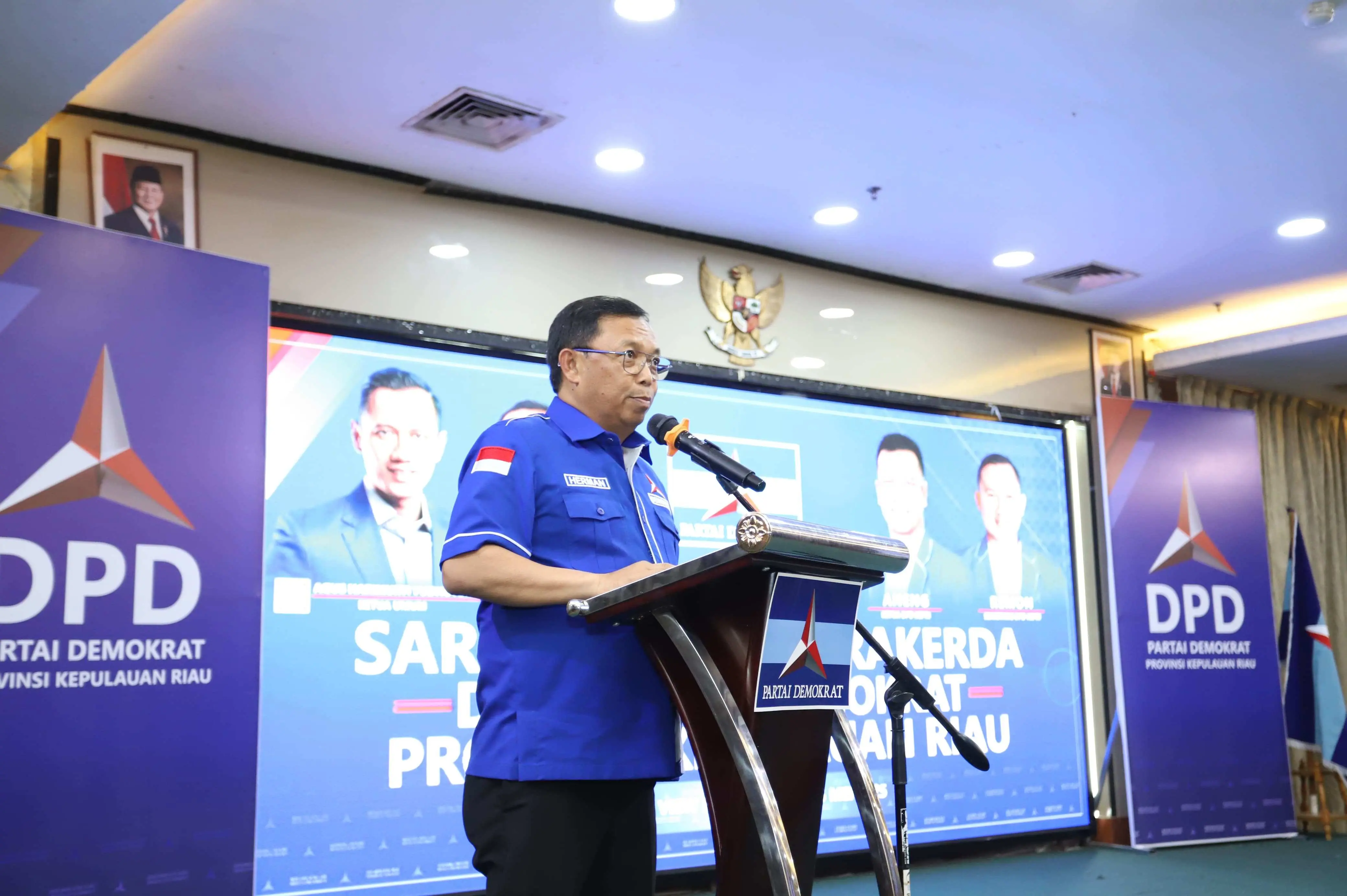 Sampaikan Instruksi Ketum AHY di Rakerda Demokrat Kepri, Sekjen Demokrat Herman Khaeron: Segera Buka Penjaringan Caleg dan Kepala Daerah Sejak Dini