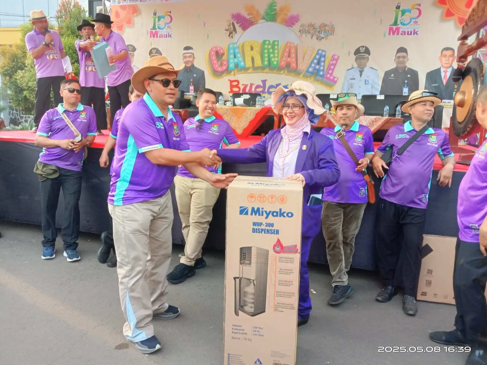 Hj Aida Hubaedah SE MM Anggota DPRD Kabupaten Tangerang Hadiri HUT Kecamatan Mauk Yang ke 155