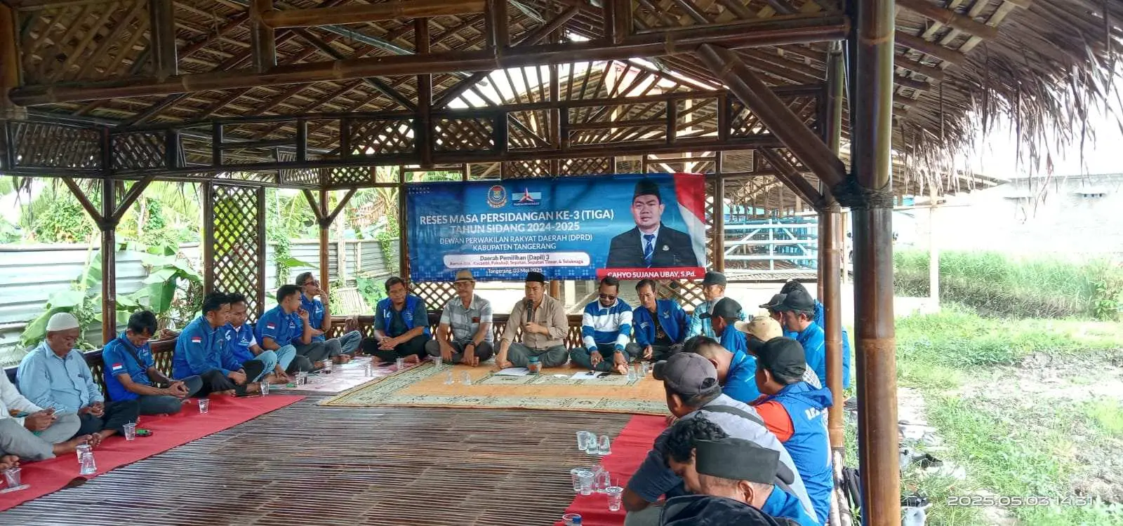 Cahyo Sujana Ubay,S.pd Gelar Reses Ke - 3 Tahun Sidang 2025 Berjalan lancar