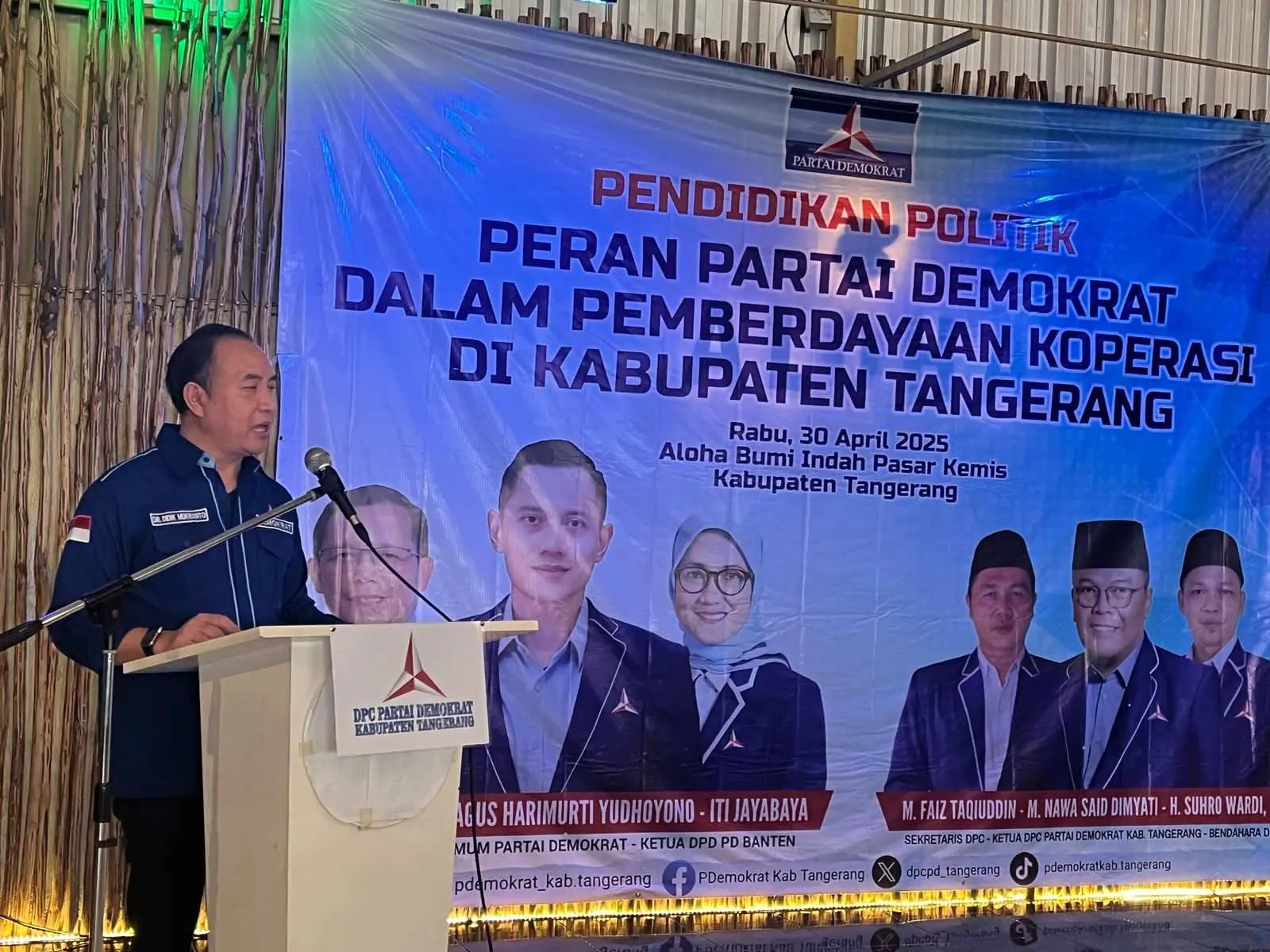 Wasekjen DPP Demokrat Intruksikan Dukung Koperasi Di Daerah