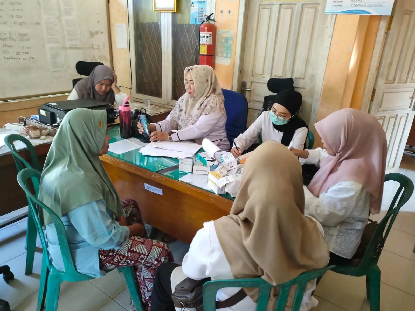 Peduli Kesehatan Masyarakat, Pemdes Padang Pandan Gelar Giat Posyandu dan Posbindu