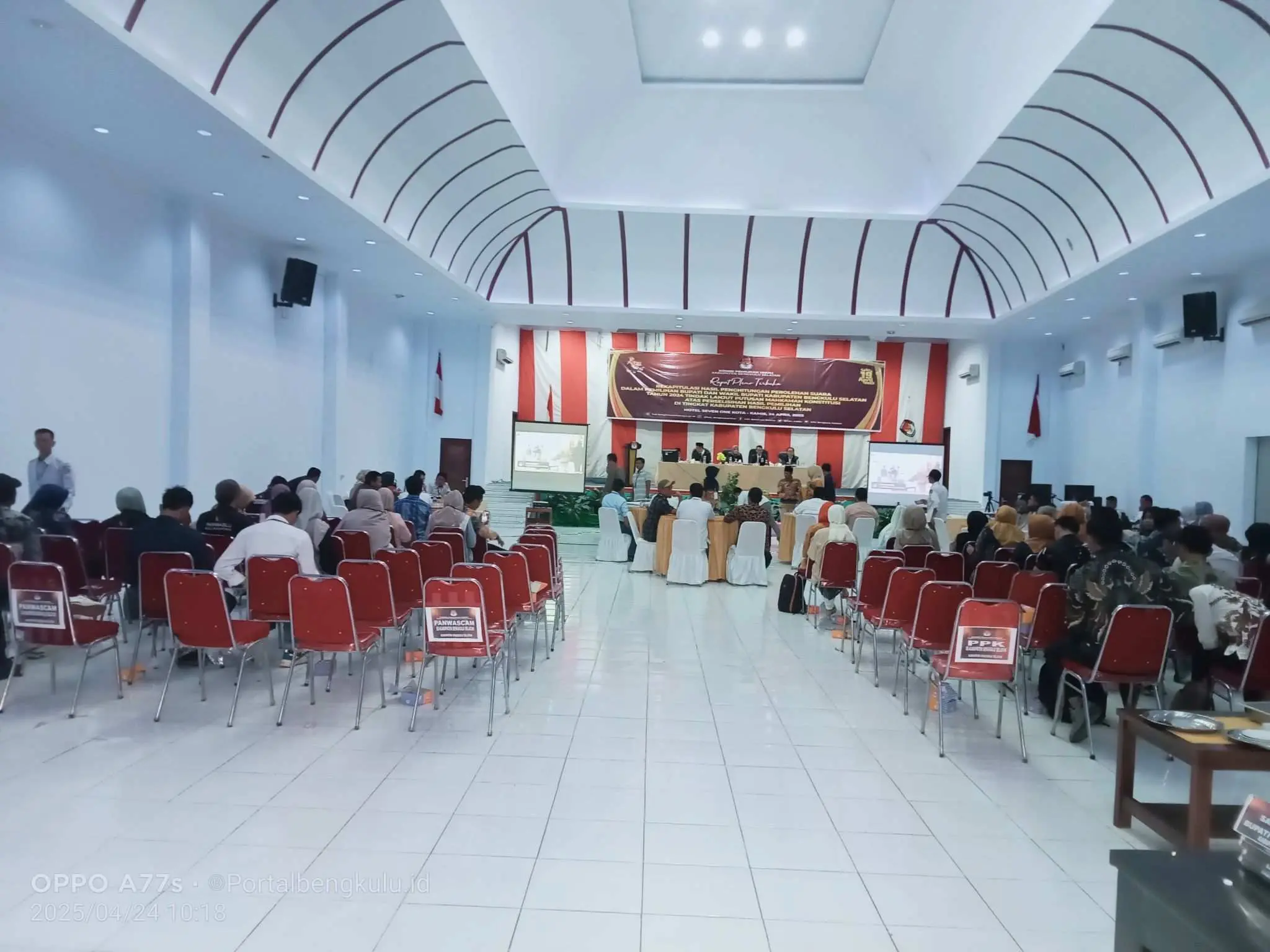 KPUD BS Laksanakan Rekapitulasi Hasil Suara PSU Pilkada Bengkulu Selatan, Berikut Hasilnya!