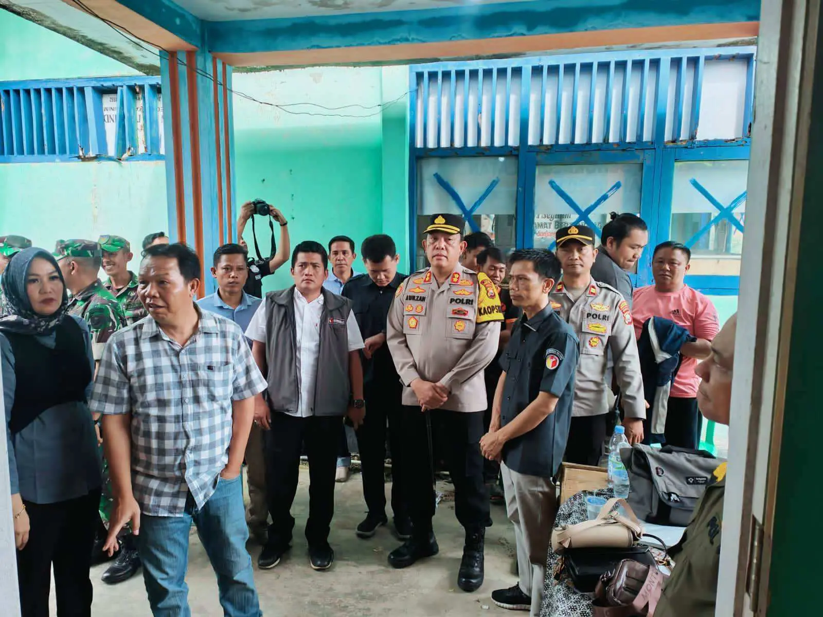 Kapolsek Seginim Dampingi Kapolres Bengkulu Selatan Cek Pleno di PPK