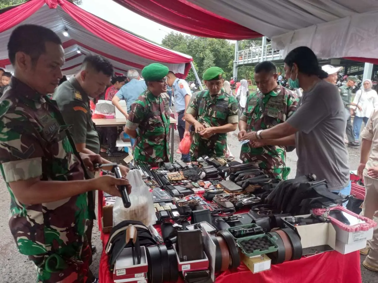 Korem 052/Wkr Meriahkan Bazar di Mabes TNI