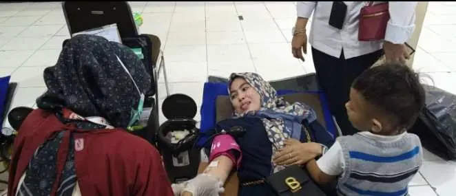 PMI Kecamatan Rajeg Gelar Donor Darah Di Bulan Ramadhan