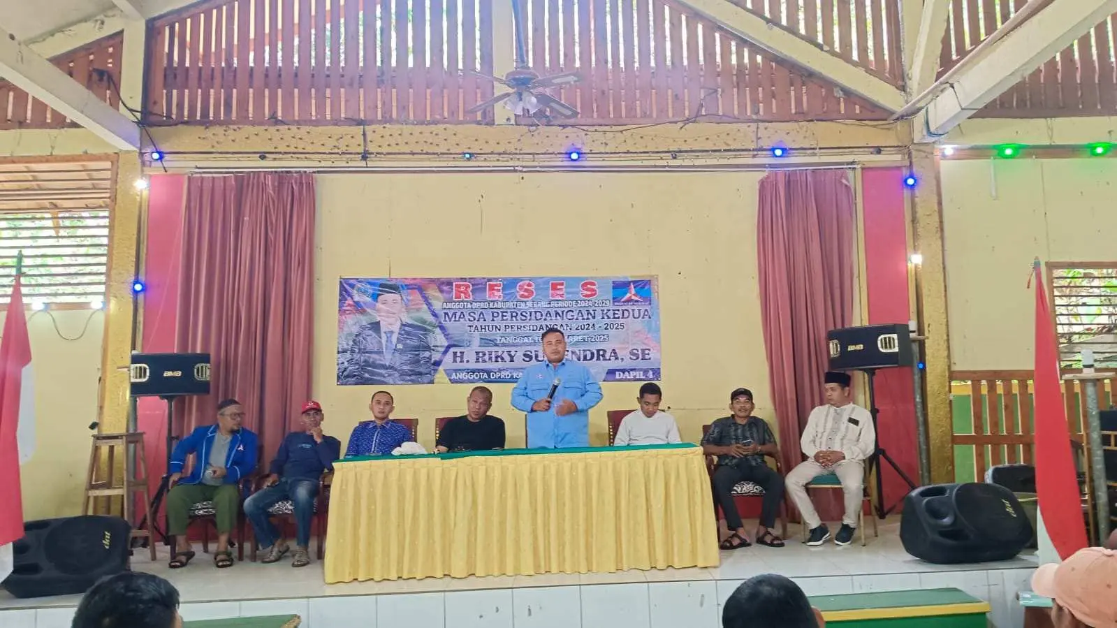 Gelar Reses, Riky Serap Aspirasi Dari Pengurus Dan Kader Partai Demokrat