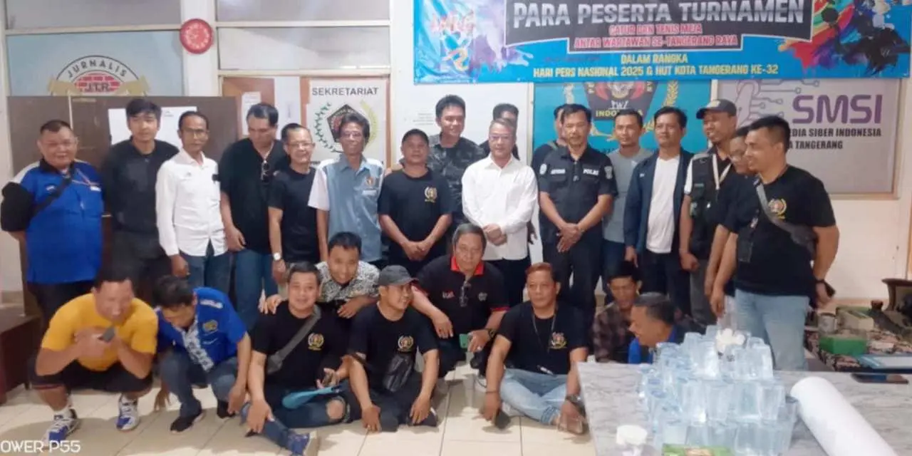 PWI Kota Tangerang Gelar Pertandingan Catur dan Tenis Meja dalam Rangka HPN dan HUT Kota Tangerang ke-32