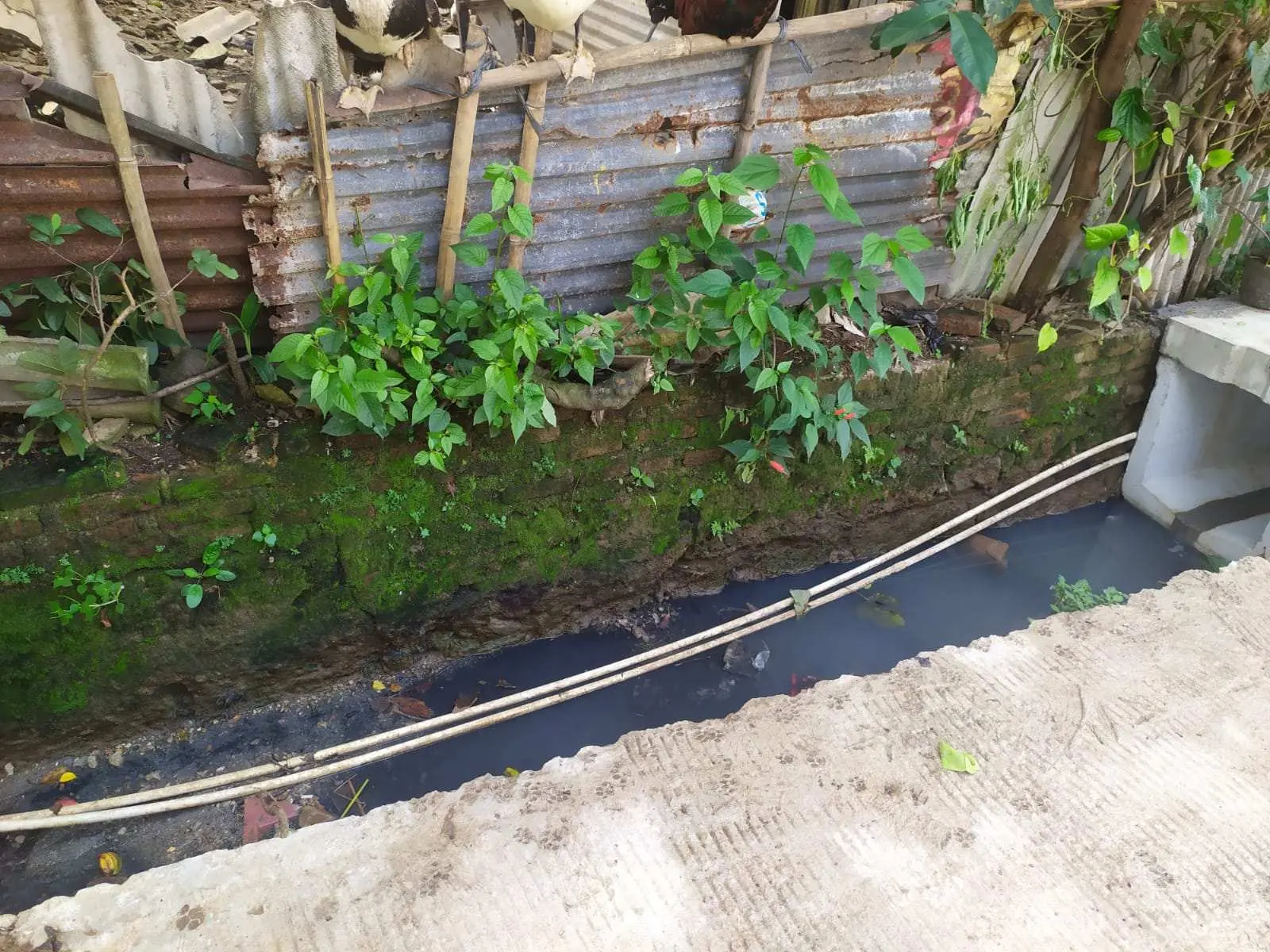 Waduh...!! Pemborong Tidak Meneruskan Pekerjaan Pemasangan U-ditch Yang Tersisa 3 Meter Lagi