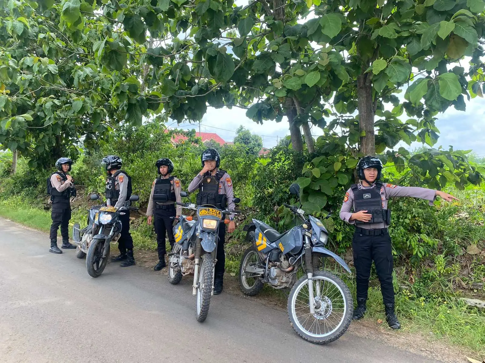 Sat Samapta Polres Lampung Utara Giat Patroli