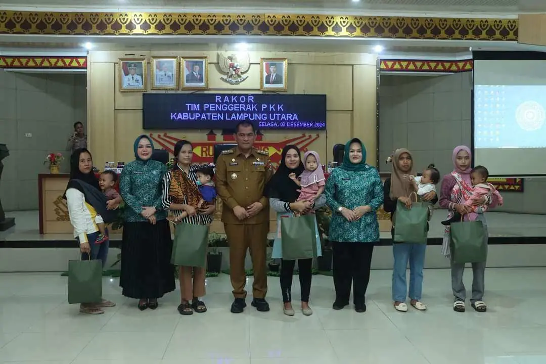 Rakor Stunting Kabupaten Lampung Utara: Sinergi Antar Lini untuk Masa Depan Anak yang Lebih Sehat