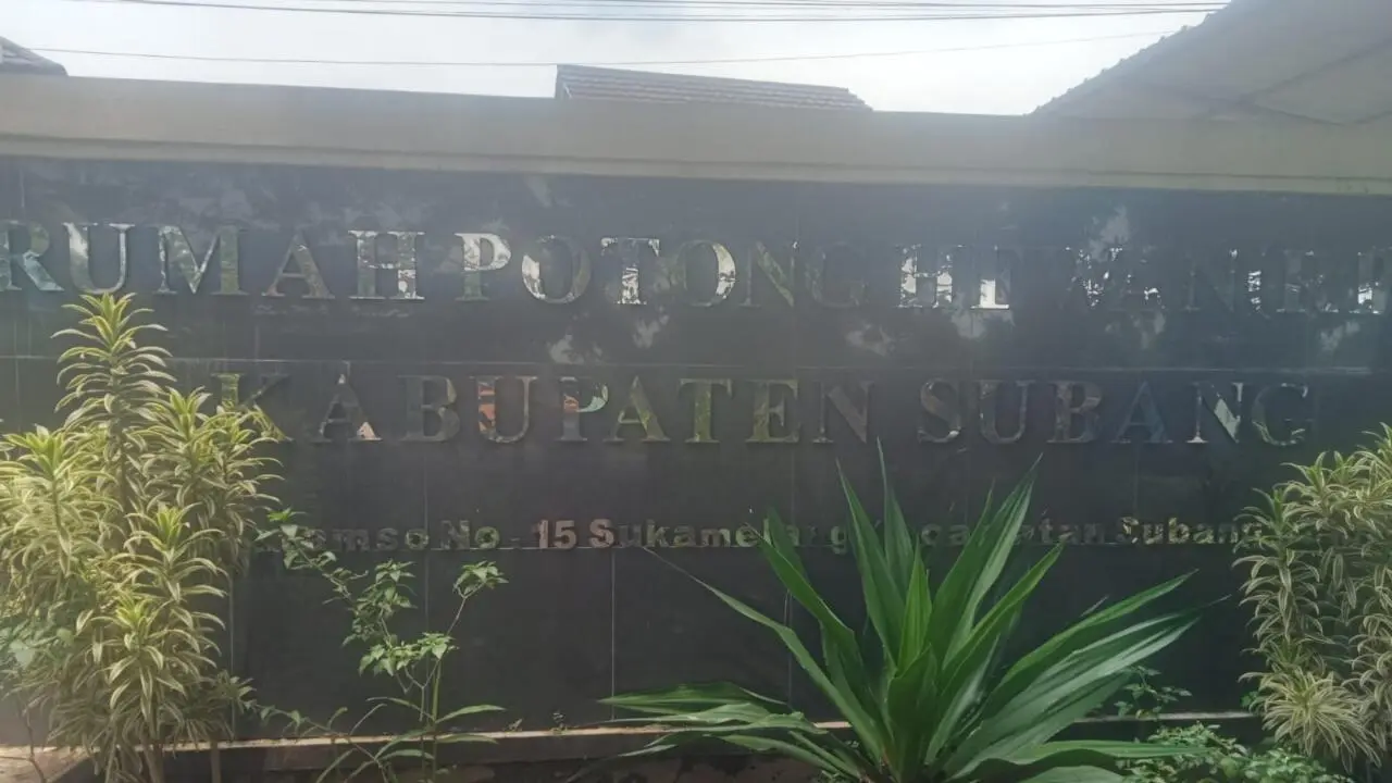 Kepala UPTD Rumah Pemotongan Hewan, Kecamatan Subang Keluhkan Fasilitas Kurang Memadai