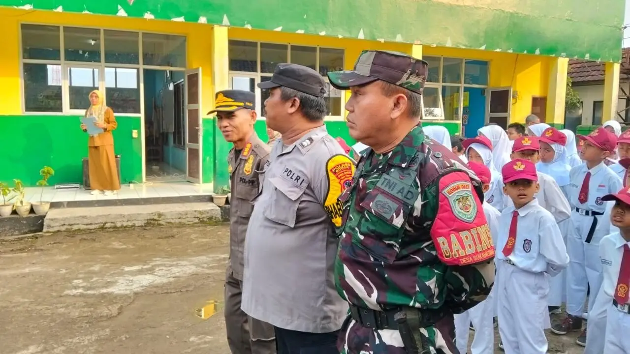 Sinergitas Pemdes Sukawening Laksanakan Cooling System Lewat Patroli Dialogis ke SD Cilubang II