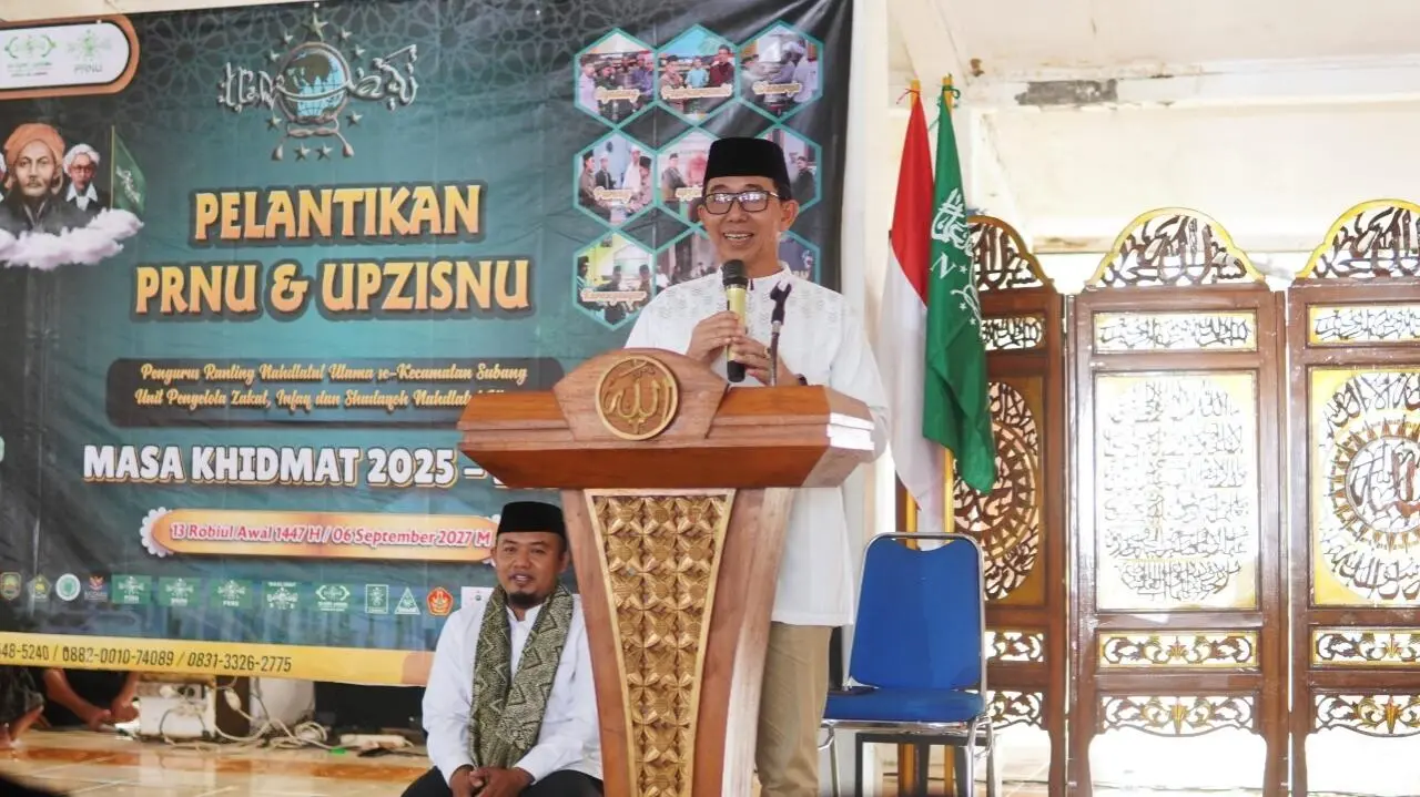 Sekda Subang Hadiri Pelantikan Pengurus Ranting Nahdlatul Ulama se-Kabupaten Subang