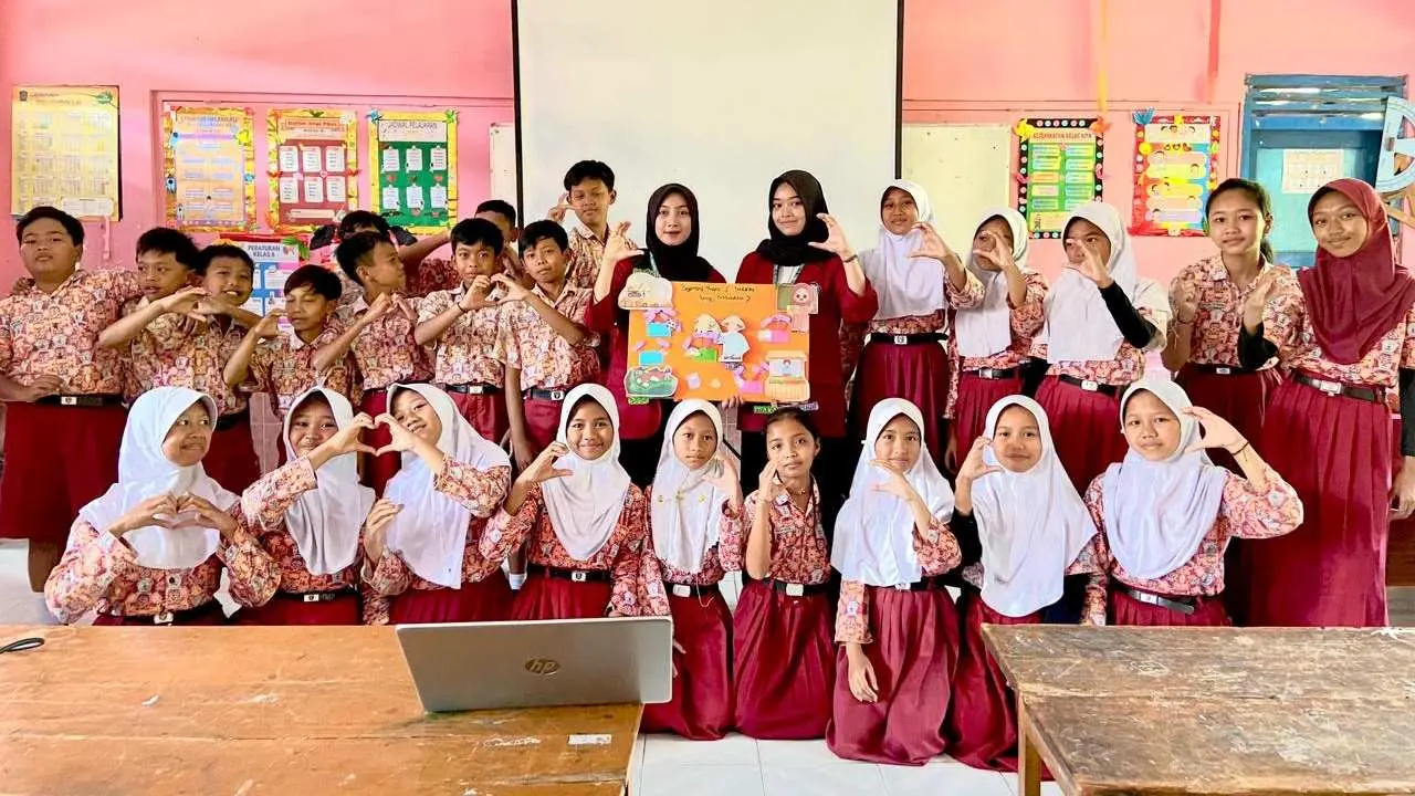 Mahasiswa UNISRI Tingkatkan Motivasi Belajar Siswa SD 2 Jiwan Lewat Layanan Bimbingan Klasikal