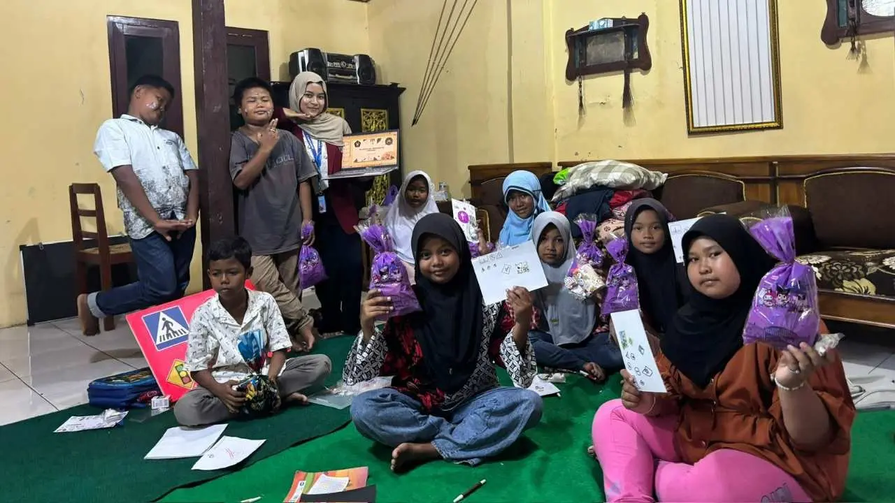 Mahasiswa KKN Unisri Gelar Sosialisasi Aku Anak Baik, Berkarakter dan Hebat