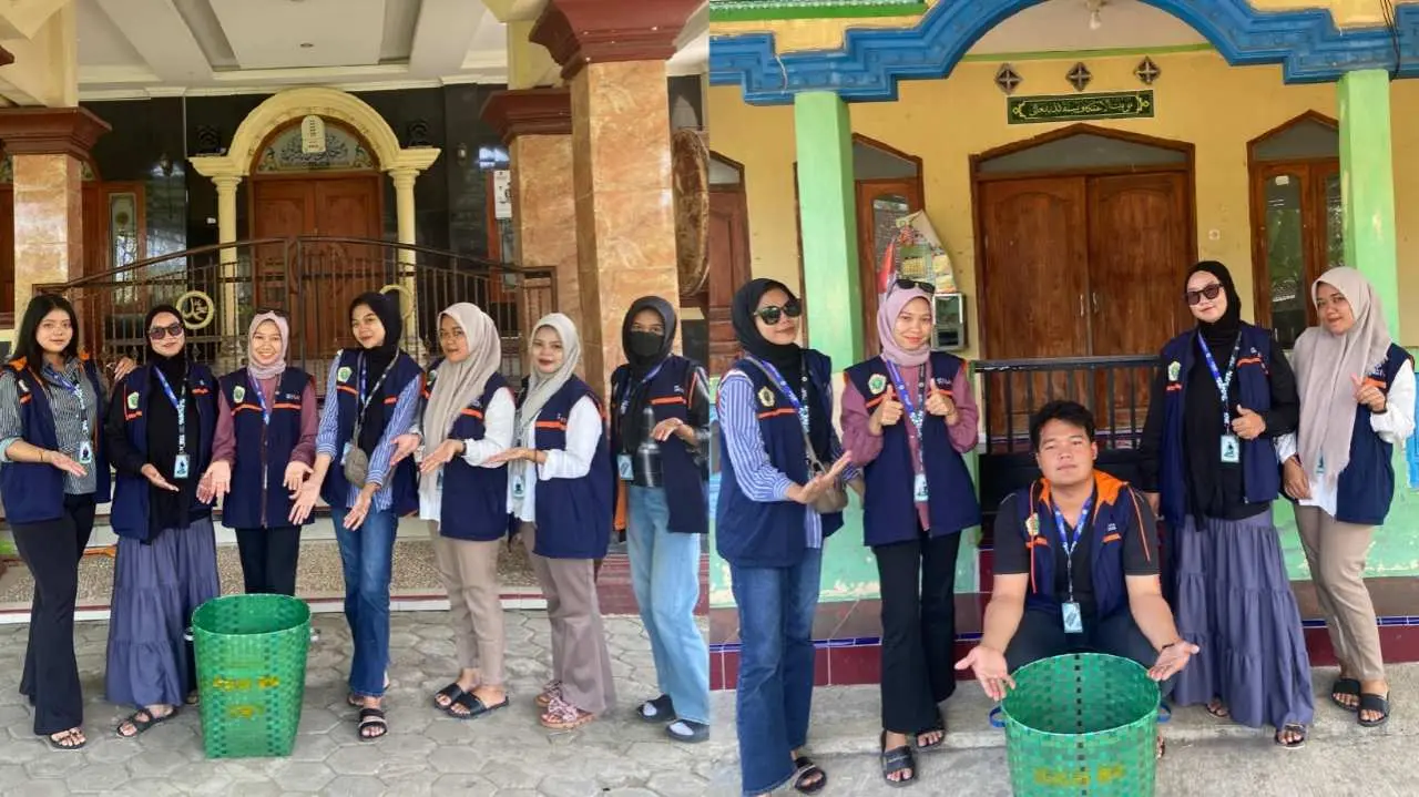 Mahasiswa KKN Universitas Boyolali Hadirkan Tempat Sampah Anyaman Ramah Lingkungan 