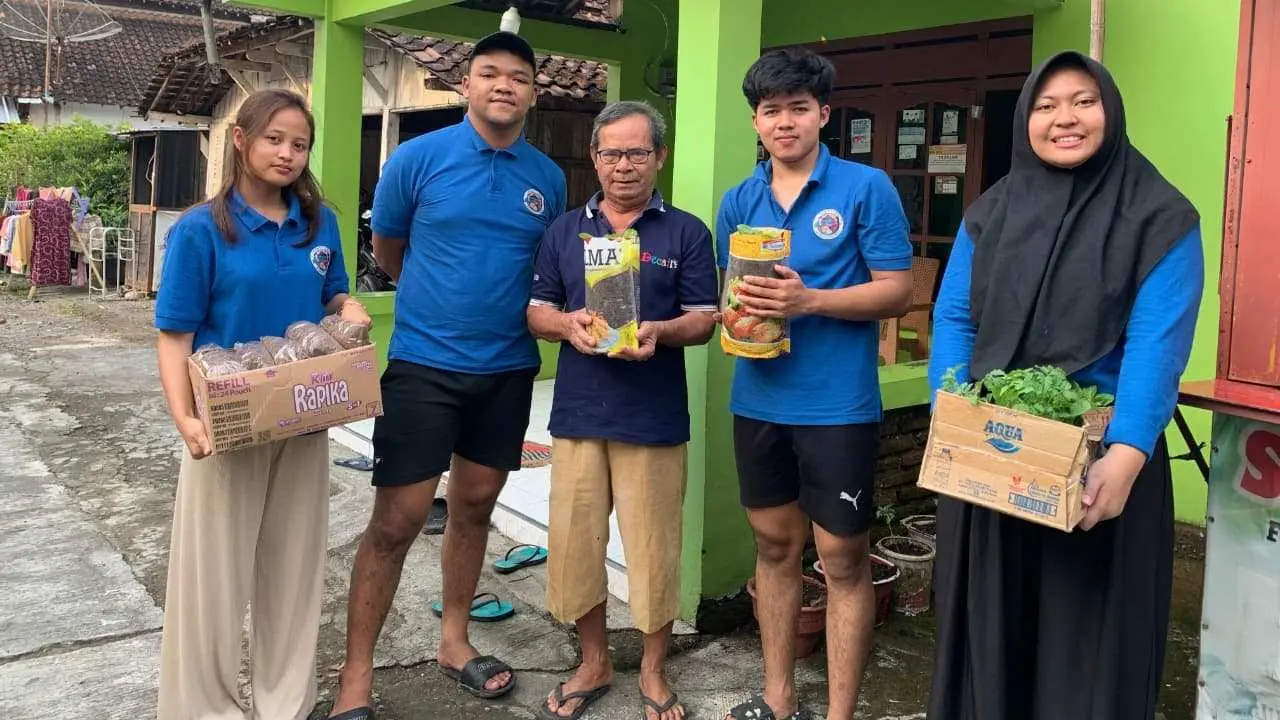 Mahasiswa KKN Universitas Boyolali Dorong Ketahanan Pangan Warga Wonosegoro