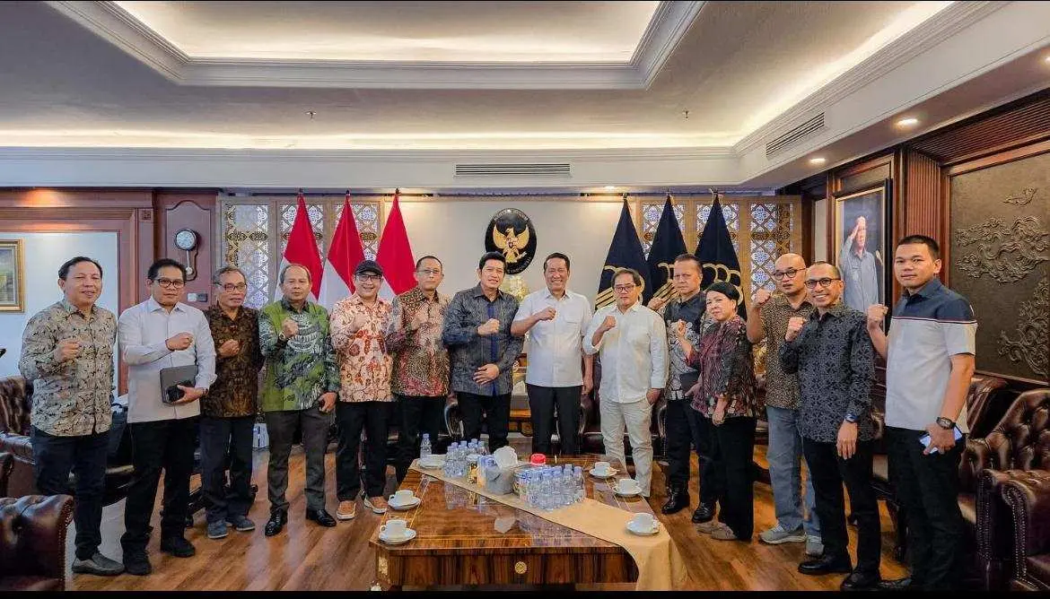 Panitia Kongres Temui Menkum dan Kapuspen TNI : Pemerintah Dukung Kongres  Persatuan PWI