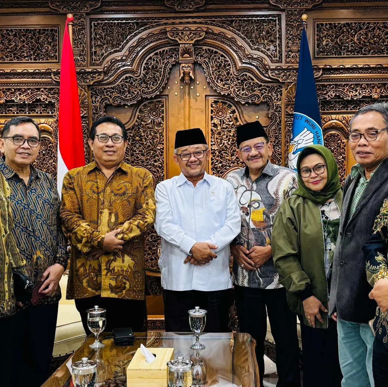 Ketum Firdaus Bersama Pengurus SMSI Pusat Audiensi dengan Mendikdasmen Abdul Mu’ti