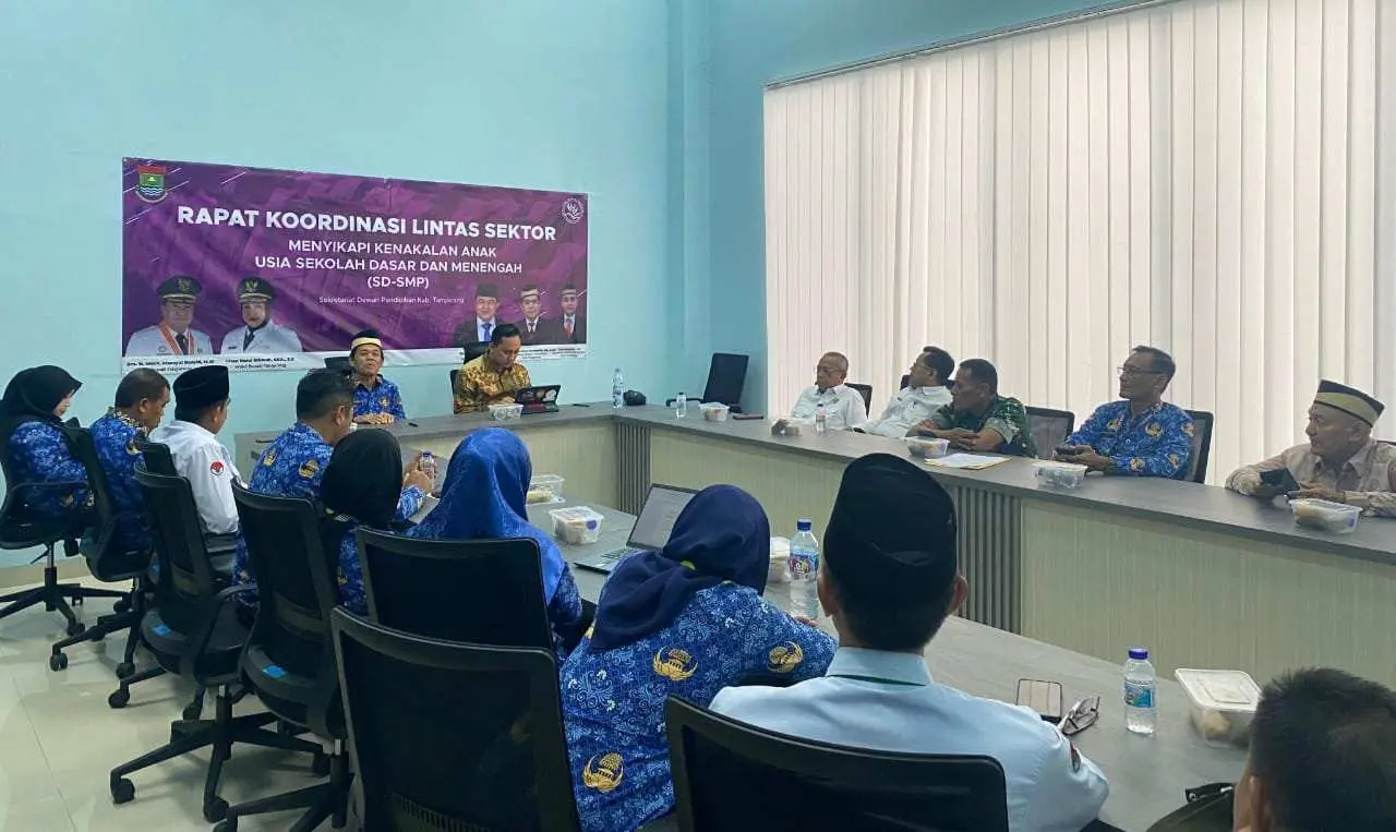 Sinergi Tangani Kenakalan Anak, Dewan Pendidikan Gelar Rapat Koordinasi Lintas Sektor