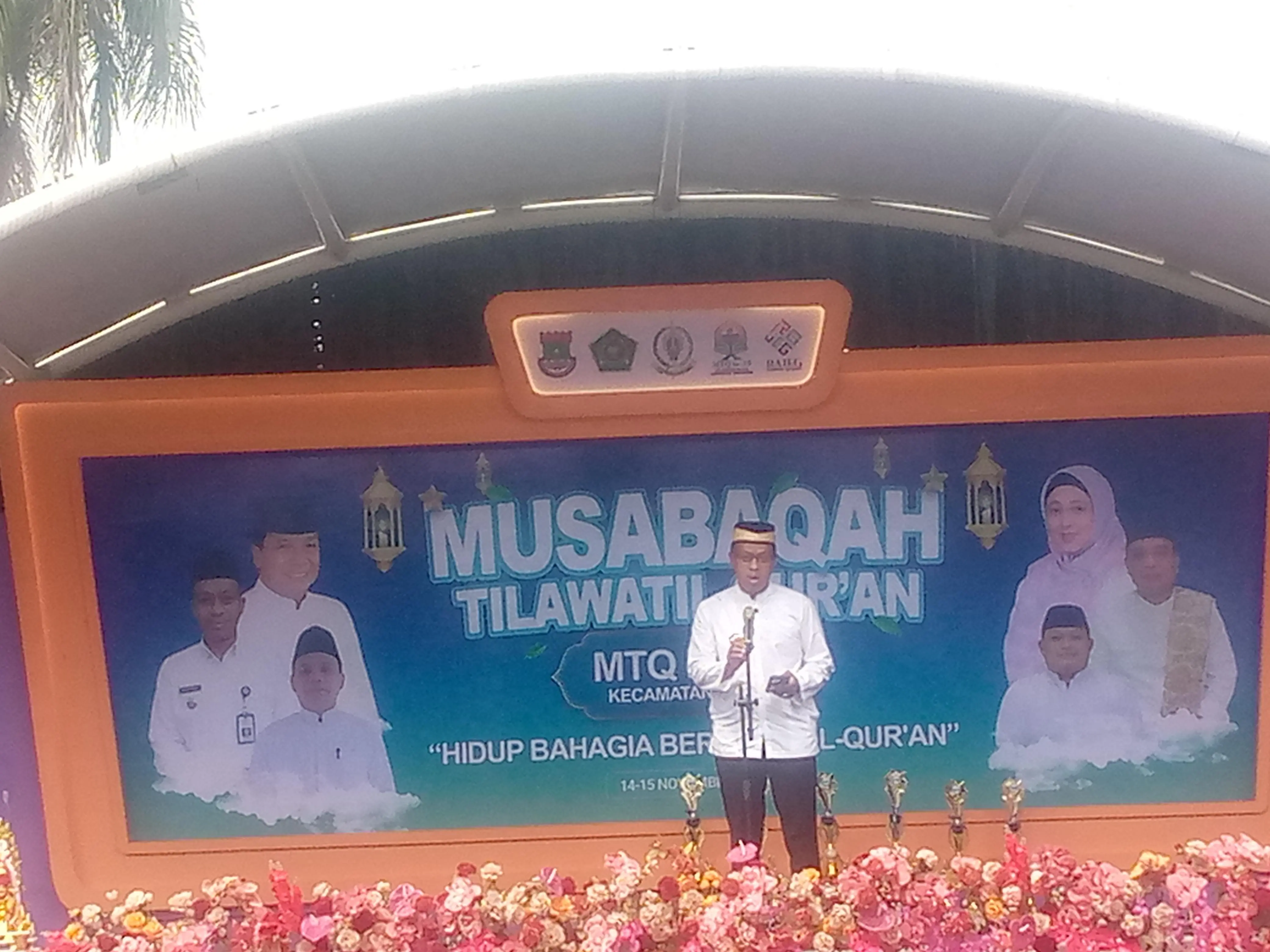 Oman Apriaman Buka Acara MTQ ke 15 Tingkat Kecamatan Rajeg