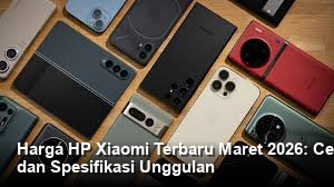 Tampilan elegan dari jajaran terbaru smartphone Xiaomi dengan bingkai metalik dan modul kamera yang menonjol, berlatar belakang studio minimalis.