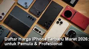 Daftar Harga iPhone Terbaru Maret 2026: Cek Spesifikasi dan Panduan Beli untuk Pemula & Profesional